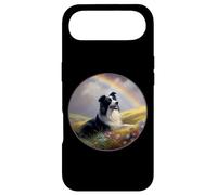 Carcasa para iPhone Air Border Collie Rainbow Bridge Pintura Conmemorativa de Perro Colorido