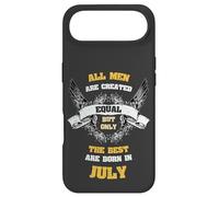 Carcasa para iPhone Air Born in July All Men Equal Best Are Born In July Birthday