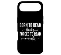 Carcasa para iPhone Air Born To Read Books Forced To Read Emails