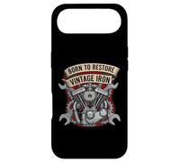 Carcasa para iPhone Air Born to Restore Vintage Iron Engine Mechanic V-Twin Motor