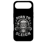 Carcasa para iPhone Air Born To Sleigh Santa Motocicleta Navidad Motorista Humor