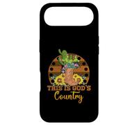 Carcasa para iPhone Air Botas Cowgirl con Forma de Cactus y Girasol This Is God Is Country