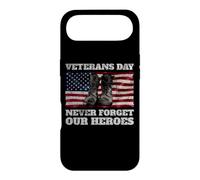 Carcasa para iPhone Air Botas de Soldados con la Bandera de Estados Unidos para el Día de los Veteranos Never Forget Our Heroes