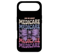 Carcasa para iPhone Air Bow Coquette Ask Me About Medicare Insurance Agent Broker