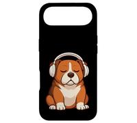 Carcasa para iPhone Air Boxer Dog Using Headphones - Funny Dog Mom Dad