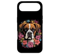 Carcasa para iPhone Air Boxer - Ramo de Flores con Cara de Perro Cervatillo Boxeador dueño criador mamá