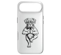 Carcasa para iPhone Air Bóxer Yoga Cachorro Pogi Divertida Postura de árbol Vrikshasana