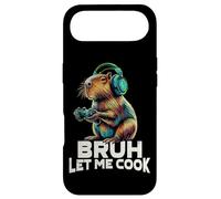Carcasa para iPhone Air Boys Kids Video Gamer Let Me Cook Meme Lover Bruh Capybara