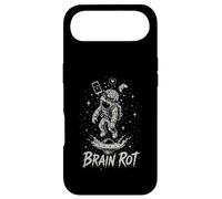 Carcasa para iPhone Air Brain Rot Astronaut Graphic Surrealista Space Gamer Meme Gift