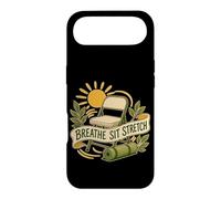 Carcasa para iPhone Air Breathe Sit Stretch Rutina Yoga en Silla
