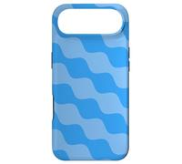Carcasa para iPhone Air Brilliant Blue Wavy Lines Seamless Modern Cool Ocean Pattern