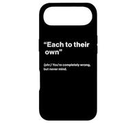 Carcasa para iPhone Air British Translation: Each To Their Own”