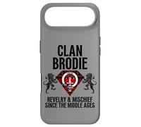 Carcasa para iPhone Air Brodie Clan Nombre Escocés Escudo de Armas Tartán Fiesta Familiar