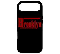 Carcasa para iPhone Air Brooklyn, Nueva York BKLYN Brooklyn | Texto Rojo