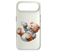 Carcasa para iPhone Air Brown Bear Silly Baby Boy - Oso de Peluche Azul para Baby Shower