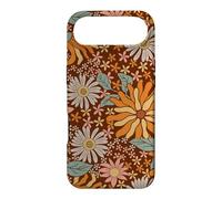 Carcasa para iPhone Air Brown Flowers Meadow Floral Retro Groovy Aesthetic Women