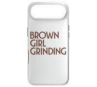 Carcasa para iPhone Air Brown Girl Grinding - Mujer empresaria - Black Girl Magic
