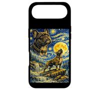 Carcasa para iPhone Air Bulldog Francés Noche Estrellada Van Gogh Lindo Perro Aullando