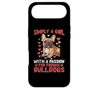 Carcasa para iPhone Air Bulldog francés Raza de Perro Frechie Simplemente una Chica con un
