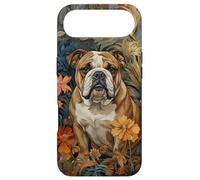 Carcasa para iPhone Air Bulldog Inglés Brindle White Floral Art Dog
