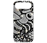 Carcasa para iPhone Air Bumble Bee Christmas Themed Cute Bee Black & White Snowflake