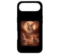 Carcasa para iPhone Air Bunny Howling At Moon Vintage Funny Mystic