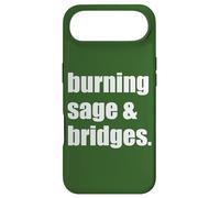 Carcasa para iPhone Air Burning Sage & Puentes Burning Smudge Funny Sarcástico Meme