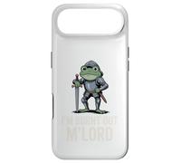 Carcasa para iPhone Air Burnt out M'Lord Frog Knight Fantasy Meme Quote Men Women