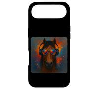 Carcasa para iPhone Air Caballo Música Colorido Auriculares Cool DJ Gafas