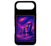 Carcasa para iPhone Air Cabezas Moai Isla de Pascua - Arte de la Galaxia Alienígena Rapa NUI
