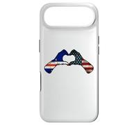 Carcasa para iPhone Air Cabo Verde Bandera de Estados Unidos - Corazón Cabo Verdean USA