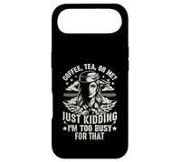 Carcasa para iPhone Air Café Té o yo Solo bromeando Estoy Demasiado Ocupado Auxiliar de Vuelo