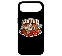 Carcasa para iPhone Air Café Y Carne Carnívoro Paleo Keto Dieta Baja En Carbohidratos Ketogénica