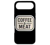 Carcasa para iPhone Air Café Y Carne Carnívoro Paleo Keto Dieta Ketogénica Baja En Carbohidratos