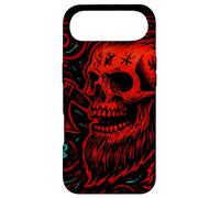 Carcasa para iPhone Air Calavera vikinga y Hacha