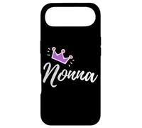 Carcasa para iPhone Air Caligrafía Italiana Nonna Abuela Abuela Rosa Corona