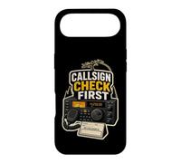 Carcasa para iPhone Air CALLSIGN Check First Radioaficionado Estación Micrófono