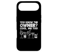 Carcasa para iPhone Air Camarero Divertido, ya Sabes, el Propietario también me Gusta