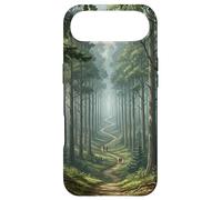Carcasa para iPhone Air Camino Bosque Escena Naturaleza Sereno Bosque Sendero Árbol
