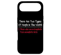 Carcasa para iPhone Air Camisa con Texto en inglés There Are Two Types of People