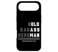 Carcasa para iPhone Air Camiseta Bold Badass Heroman That's Just Who Old Guy