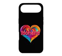 Carcasa para iPhone Air Camiseta Colorida con Nombre I Heart Love Richard