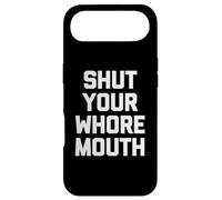 Carcasa para iPhone Air Camiseta con Texto en inglés Shut Your Whore Mouse