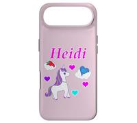 Carcasa para iPhone Air Camiseta de cumpleaños con diseño de Unicornio para niña con Nombre Heidi