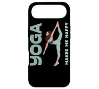 Carcasa para iPhone Air Camiseta de Fitness Yoga Makes Me Happy Meditation Think Positive