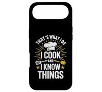 Carcasa para iPhone Air Camiseta Divertida con Texto en inglés That's What I Do I Cook and I Know Things