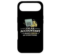 Carcasa para iPhone Air Camiseta Divertida de Contador I Make Cents of Everything