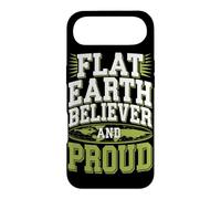Carcasa para iPhone Air Camiseta Flat Earth Believer y Alternative Science Skeptic