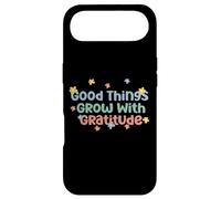 Carcasa para iPhone Air Camiseta Good Things Grow with Gratitude Positive