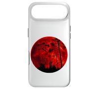 Carcasa para iPhone Air Camiseta Grunge Bats Flying Gothic Blood Red Moon